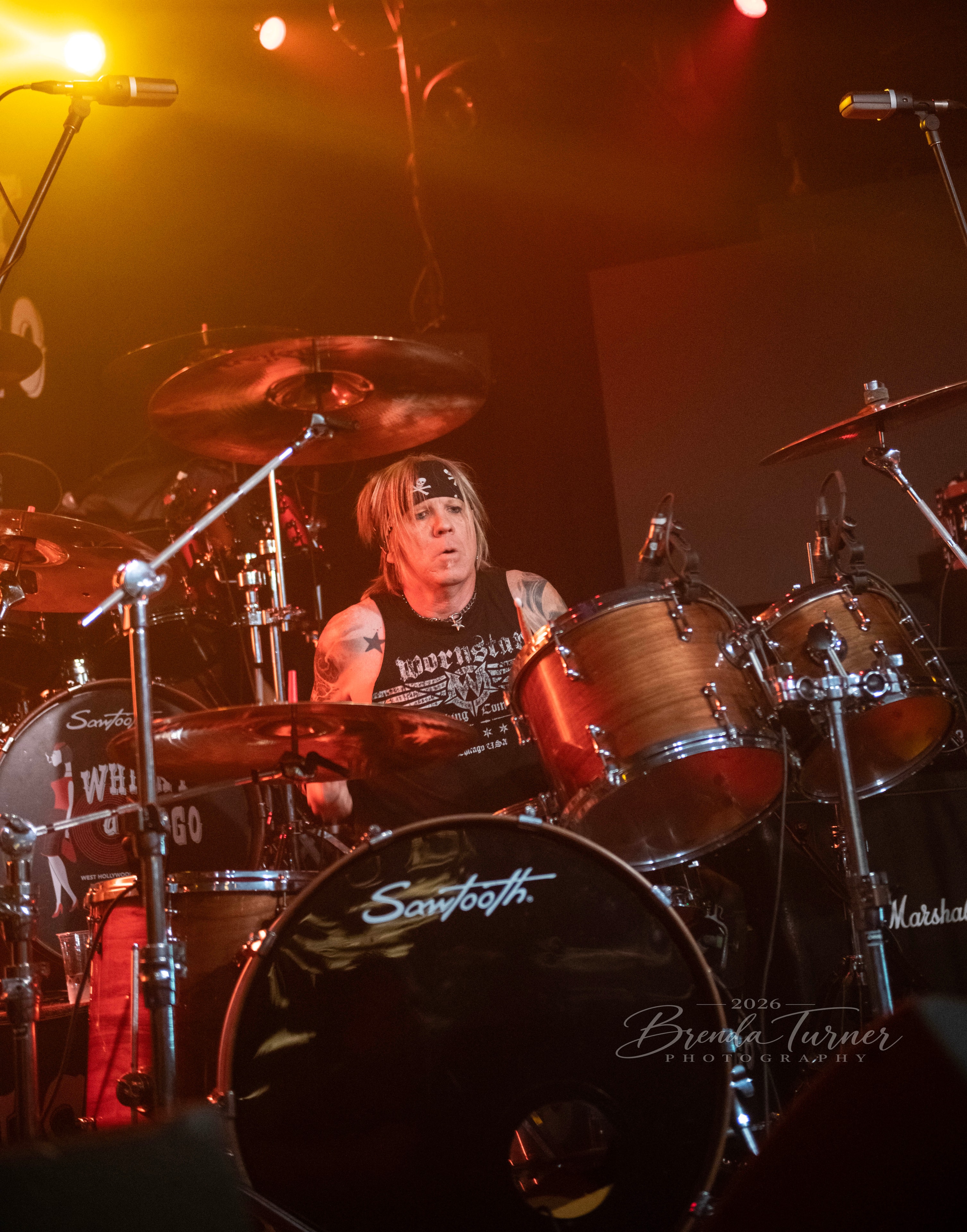 Mushroom Bruize live at Whisky a Go Go — drummer
